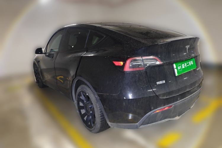 Used Tesla Model Y 2021 Long-Range All-Wheel-Drive Version Rear Left 45 Deg
