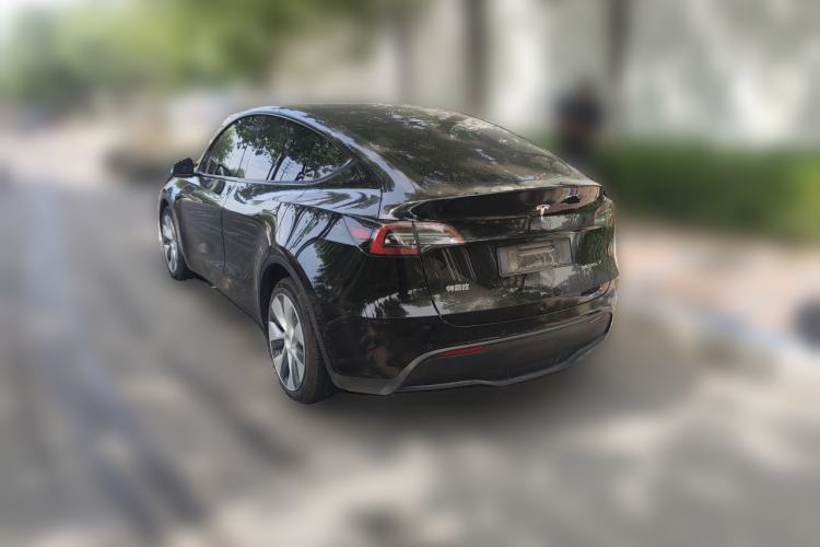 Used Tesla Model Y 2021 Standard Range Rear-Wheel Drive Version Rear Left 45 Deg