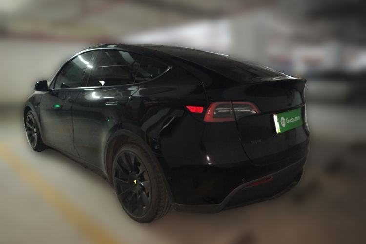 Used Tesla Model Y 2021 Standard Range Rear-Wheel Drive Version Rear Left 45 Deg
