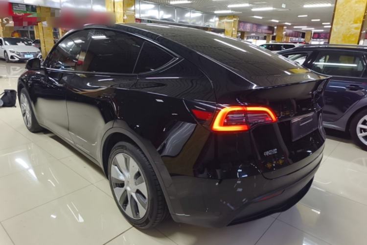 Used Tesla Model Y 2021 Standard Range Rear-Wheel Drive Version Rear Left 45 Deg