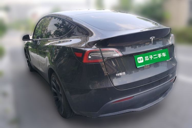 Used Tesla Model Y 2021 Standard Range Rear-Wheel Drive Version Rear Left 45 Deg