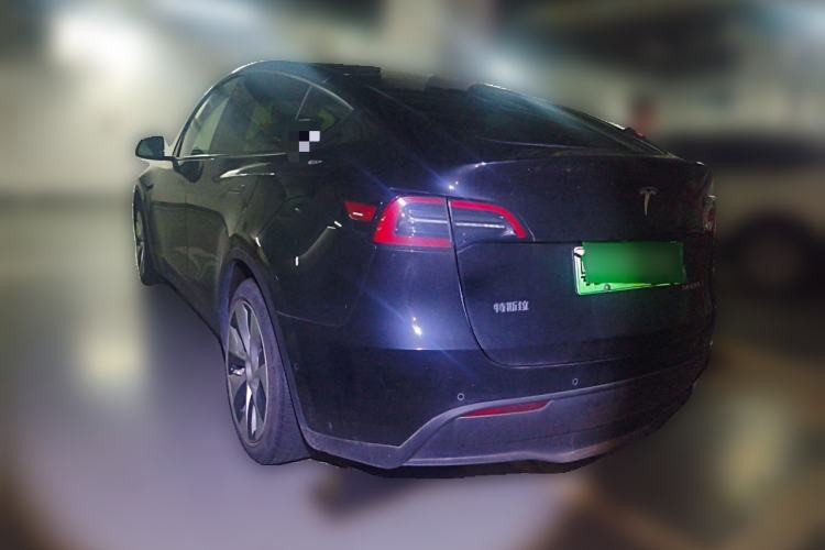 Used Tesla Model Y 2021 Standard Range Rear-Wheel Drive Version Rear Left 45 Deg