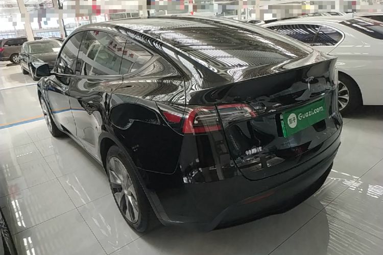 Used Tesla Model Y 2021 Standard Range Rear-Wheel Drive Version Rear Left 45 Deg