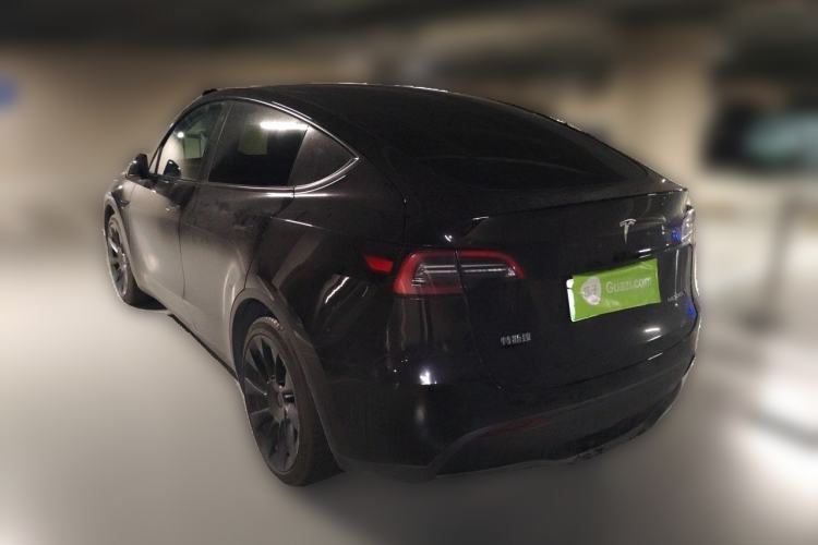 Used Tesla Model Y 2021 Standard Range Rear-Wheel Drive Version Rear Left 45 Deg