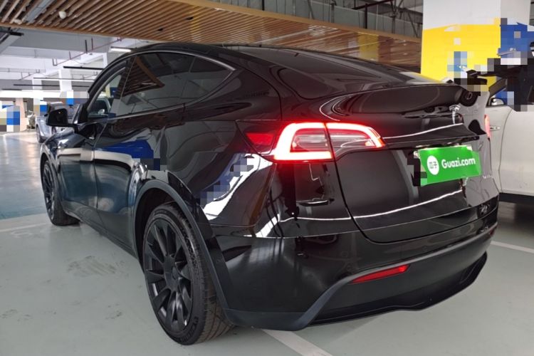 Used Tesla Model Y 2021 Long-Range All-Wheel-Drive Version Rear Left 45 Deg