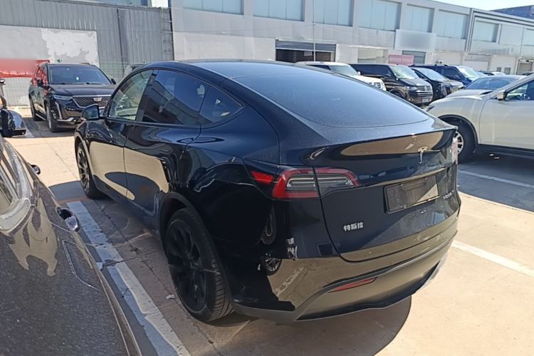 Used Tesla Model Y 2021 Standard Range Rear-Wheel Drive Version Rear Left 45 Deg