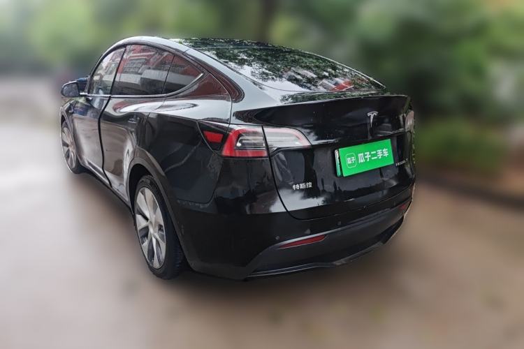 Used Tesla Model Y 2021 Standard Range Rear-Wheel Drive Version Rear Left 45 Deg