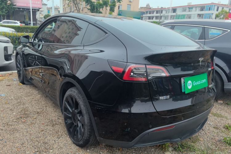 Used Tesla Model Y 2021 Standard Range Rear-Wheel Drive Version Rear Left 45 Deg