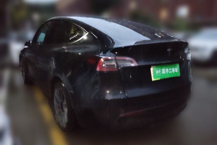 Used Tesla Model Y 2021 Standard Range Rear-Wheel Drive Version Rear Left 45 Deg