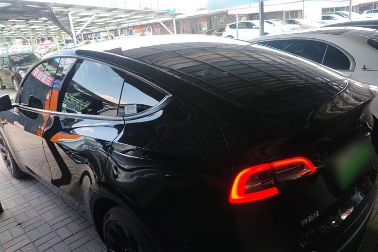 Used Tesla Model Y 2021 Revised Version 2 Long-Range All-Wheel-Drive Edition Rear Left 45 Deg