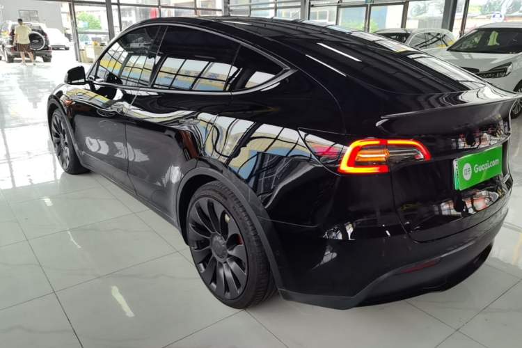 Used Tesla Model Y 2021 Performance High-Performance All-Wheel-Drive Version Rear Left 45 Deg