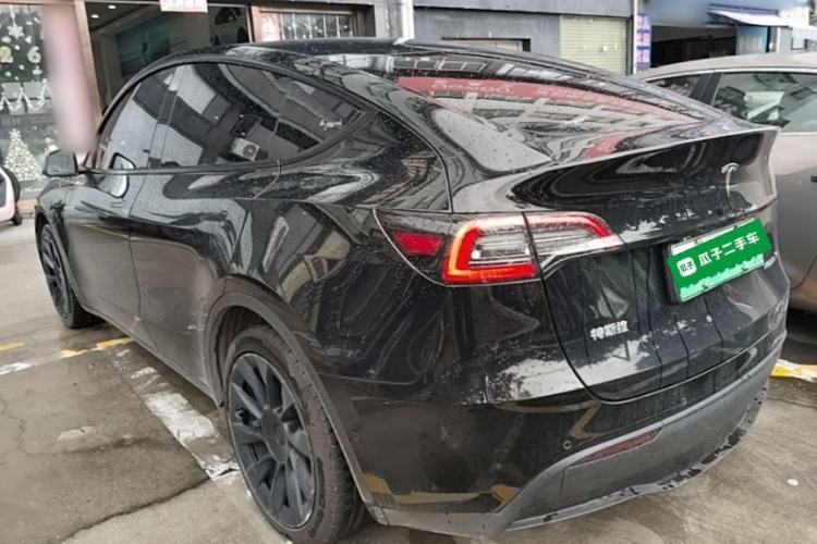 Used Tesla Model Y 2021 Standard Range Rear-Wheel Drive Version Rear Left 45 Deg