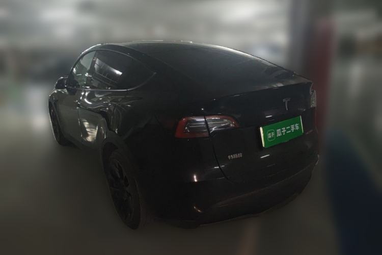 Used Tesla Model Y 2021 Standard Range Rear-Wheel Drive Version Rear Left 45 Deg