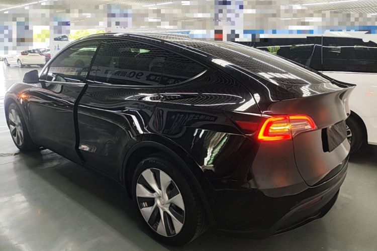 Used Tesla Model Y 2021 Standard Range Rear-Wheel Drive Version Rear Left 45 Deg