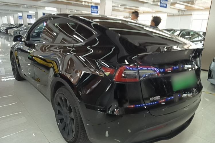 Used Tesla Model Y 2021 Standard Range Rear-Wheel Drive Version Rear Left 45 Deg