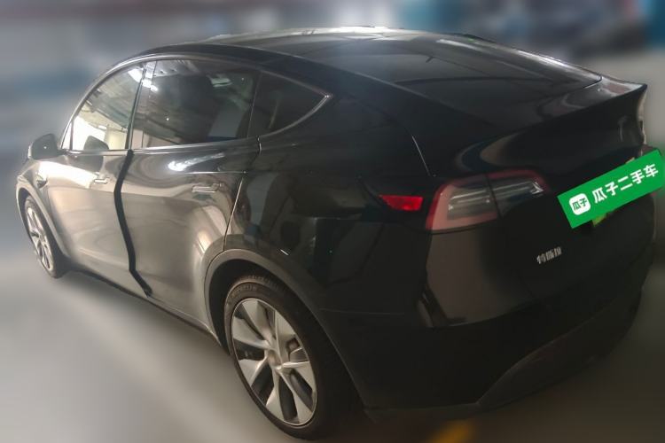 Used Tesla Model Y 2021 Standard Range Rear-Wheel Drive Version Rear Left 45 Deg