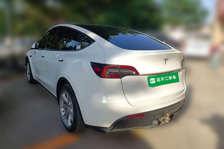 Used Tesla Model Y 2021 Standard Range Rear-Wheel Drive Version Rear Left 45 Deg