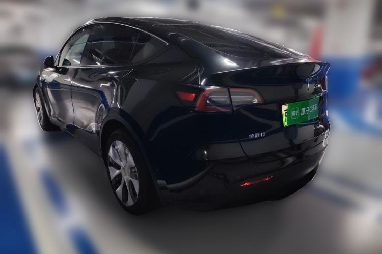 Used Tesla Model Y 2021 Standard Range Rear-Wheel Drive Version Rear Left 45 Deg