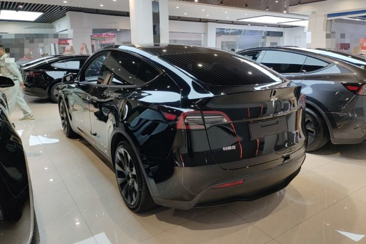 Used Tesla Model Y 2021 Standard Range Rear-Wheel Drive Version Rear Left 45 Deg