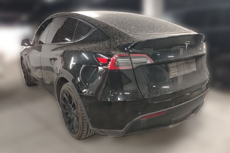 Used Tesla Model Y 2021 Standard Range Rear-Wheel Drive Version Rear Left 45 Deg