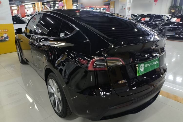 Used Tesla Model Y 2021 Standard Range Rear-Wheel Drive Version Rear Left 45 Deg