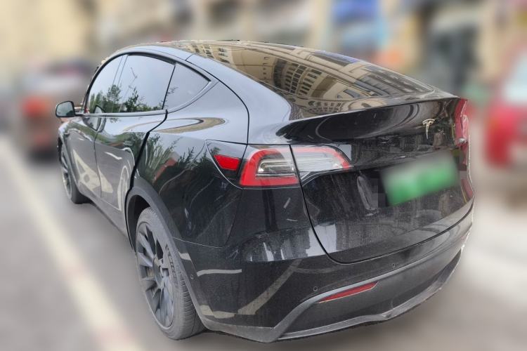Used Tesla Model Y 2021 Standard Range Rear-Wheel Drive Version Rear Left 45 Deg