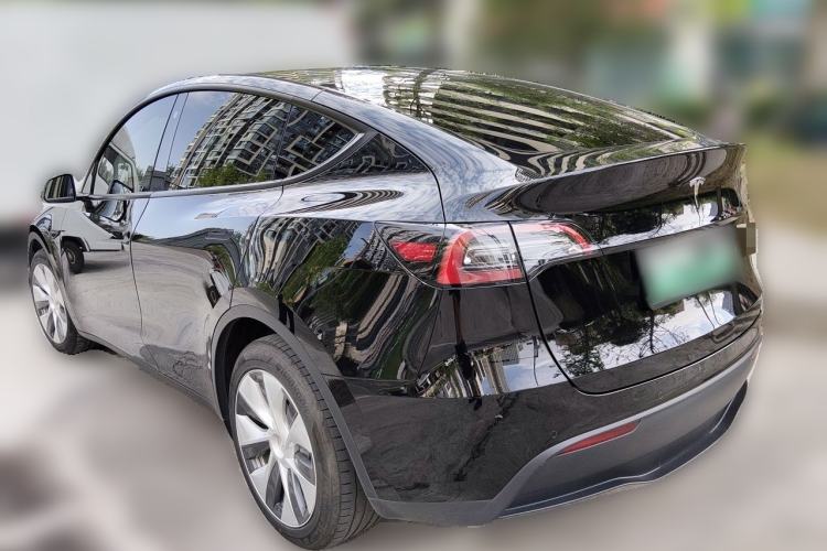 Used Tesla Model Y 2021 Standard Range Rear-Wheel Drive Version Rear Left 45 Deg
