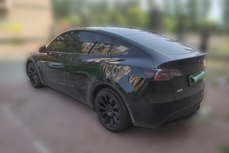 Used Tesla Model Y 2021 Standard Range Rear-Wheel Drive Version Rear Left 45 Deg
