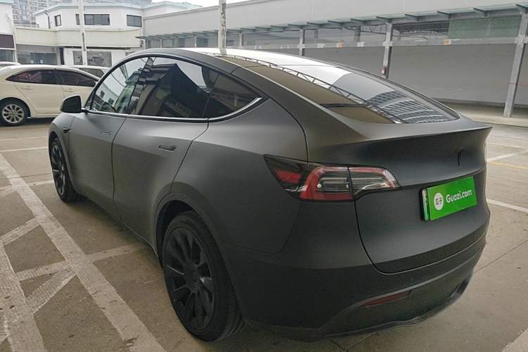 Used Tesla Model Y 2021 Standard Range Rear-Wheel Drive Version Rear Left 45 Deg