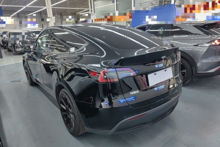 Used Tesla Model Y 2021 Standard Range Rear-Wheel Drive Version Rear Left 45 Deg