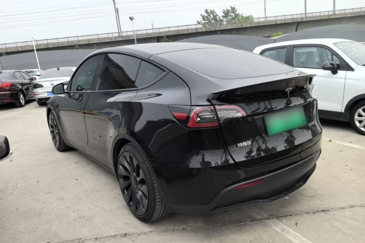 Used Tesla Model Y 2021 Performance High-Performance All-Wheel-Drive Version Rear Left 45 Deg