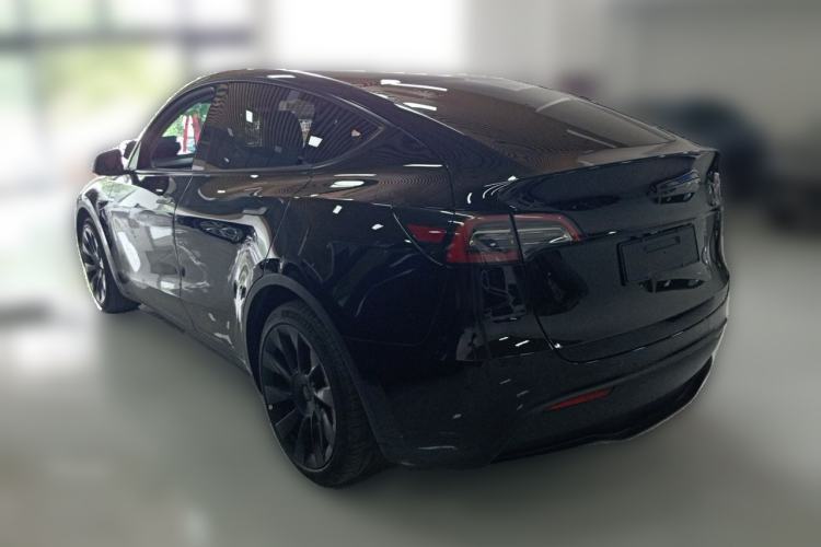 Used Tesla Model Y 2021 Standard Range Rear-Wheel Drive Version Rear Left 45 Deg