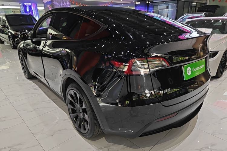 Used Tesla Model Y 2021 Standard Range Rear-Wheel Drive Version Rear Left 45 Deg