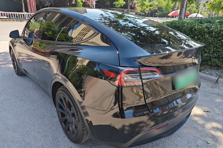 Used Tesla Model Y 2021 Standard Range Rear-Wheel Drive Version Rear Left 45 Deg