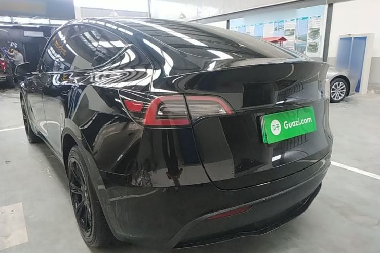 Used Tesla Model Y 2021 Standard Range Rear-Wheel Drive Version Rear Left 45 Deg