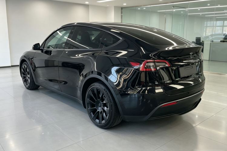 Used Tesla Model Y 2021 Standard Range Rear-Wheel Drive Version Rear Left 45 Deg