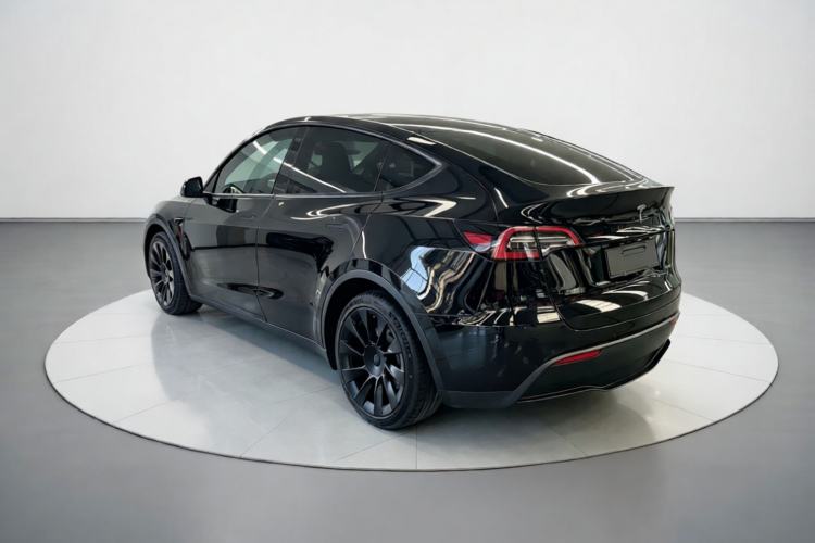 Used Tesla Model Y 2021 Standard Range Rear-Wheel Drive Version Rear Left 45 Deg