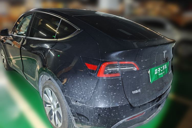 Used Tesla Model Y 2021 Long-Range All-Wheel-Drive Version Rear Left 45 Deg