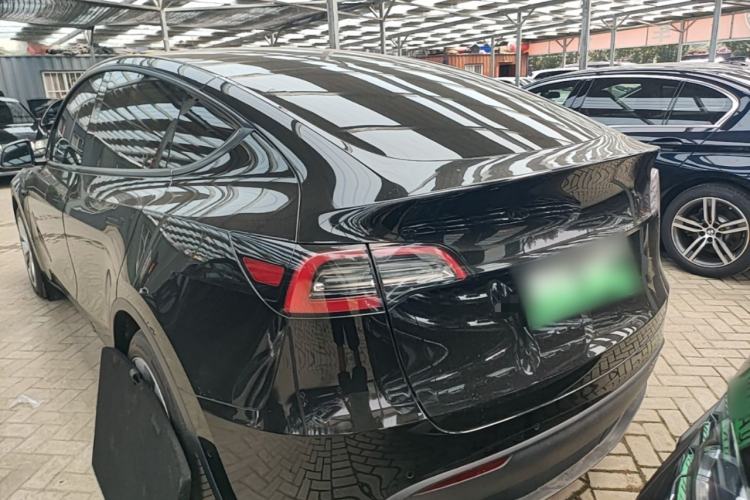 Used Tesla Model Y 2021 Standard Range Rear-Wheel Drive Version Rear Left 45 Deg