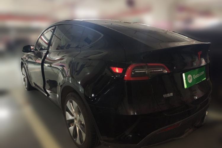 Used Tesla Model Y 2021 Standard Range Rear-Wheel Drive Version Rear Left 45 Deg