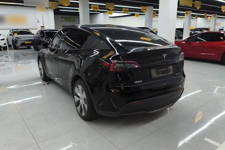 Used Tesla Model Y 2021 Standard Range Rear-Wheel Drive Version Rear Left 45 Deg