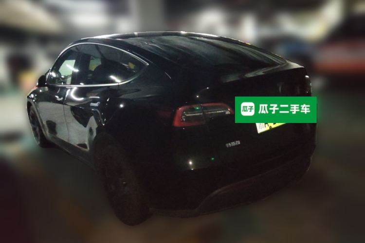 Used Tesla Model Y 2021 Standard Range Rear-Wheel Drive Version Rear Left 45 Deg