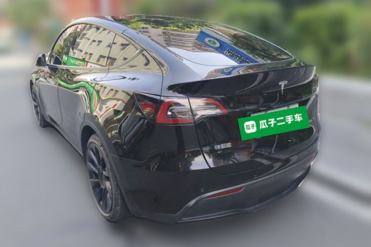 Used Tesla Model Y 2021 Standard Range Rear-Wheel Drive Version Rear Left 45 Deg