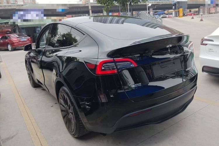Used Tesla Model Y 2021 Long-Range All-Wheel-Drive Version 3D7 Rear Left 45 Deg