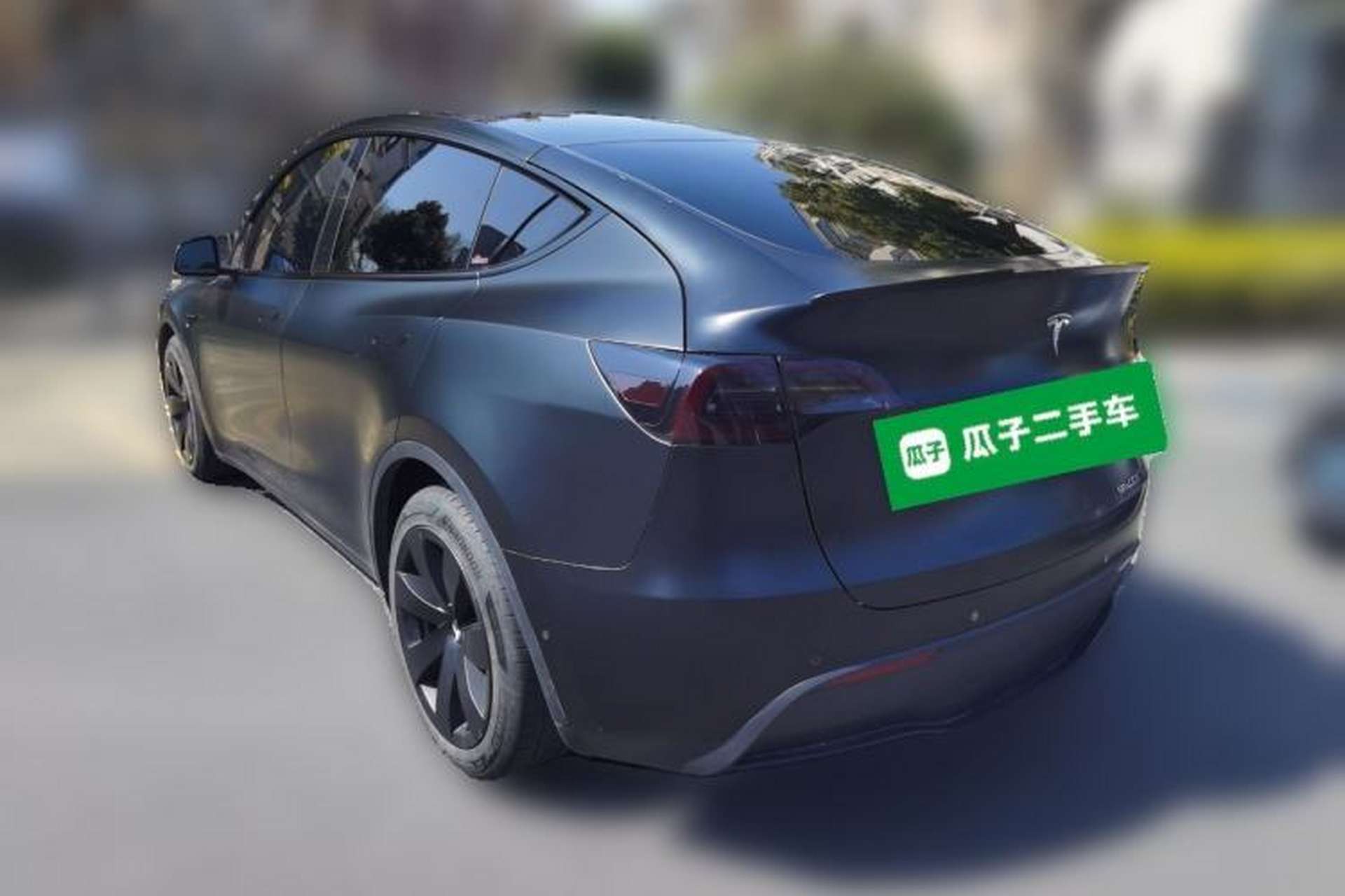 Used Tesla Model Y 2021 Standard Range Rear-Wheel Drive Version Rear Left 45 Deg