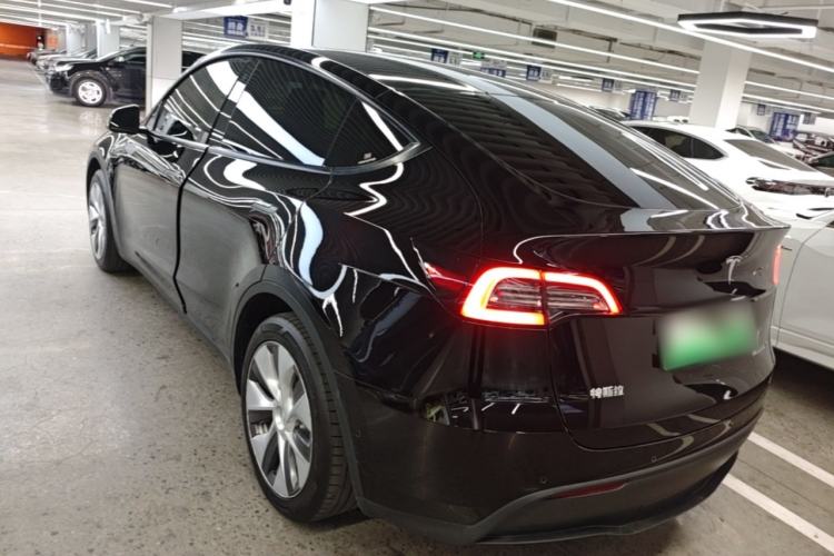 Used Tesla Model Y 2021 Standard Range Rear-Wheel Drive Version Rear Left 45 Deg