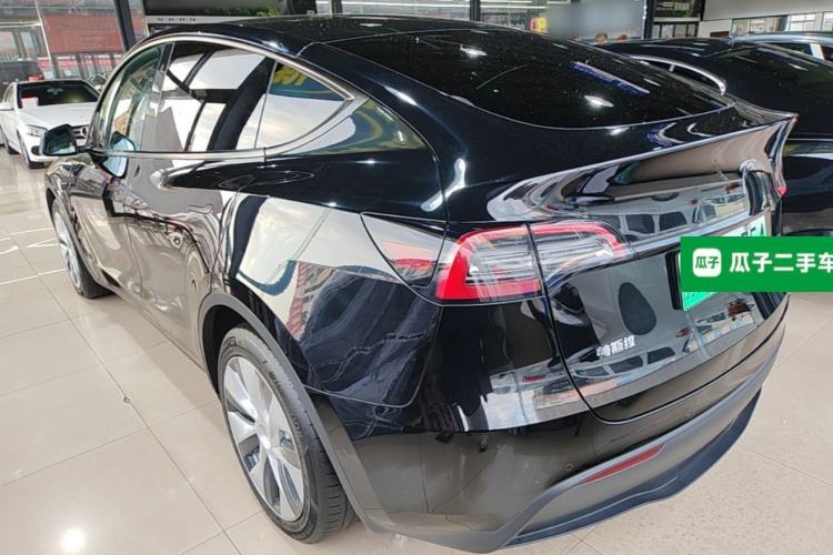 Used Tesla Model Y 2021 Standard Range Rear-Wheel Drive Version Rear Left 45 Deg