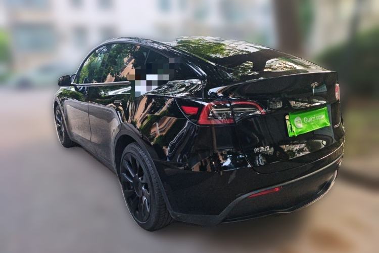 Used Tesla Model Y 2021 Standard Range Rear-Wheel Drive Version Rear Left 45 Deg