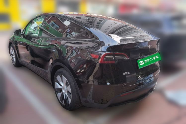 Used Tesla Model Y 2021 Standard Range Rear-Wheel Drive Version Rear Left 45 Deg