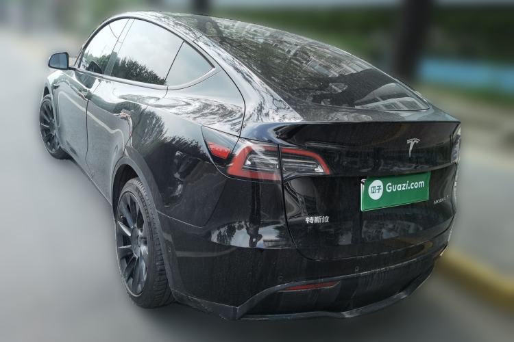 Used Tesla Model Y 2021 Standard Range Rear-Wheel Drive Version Rear Left 45 Deg